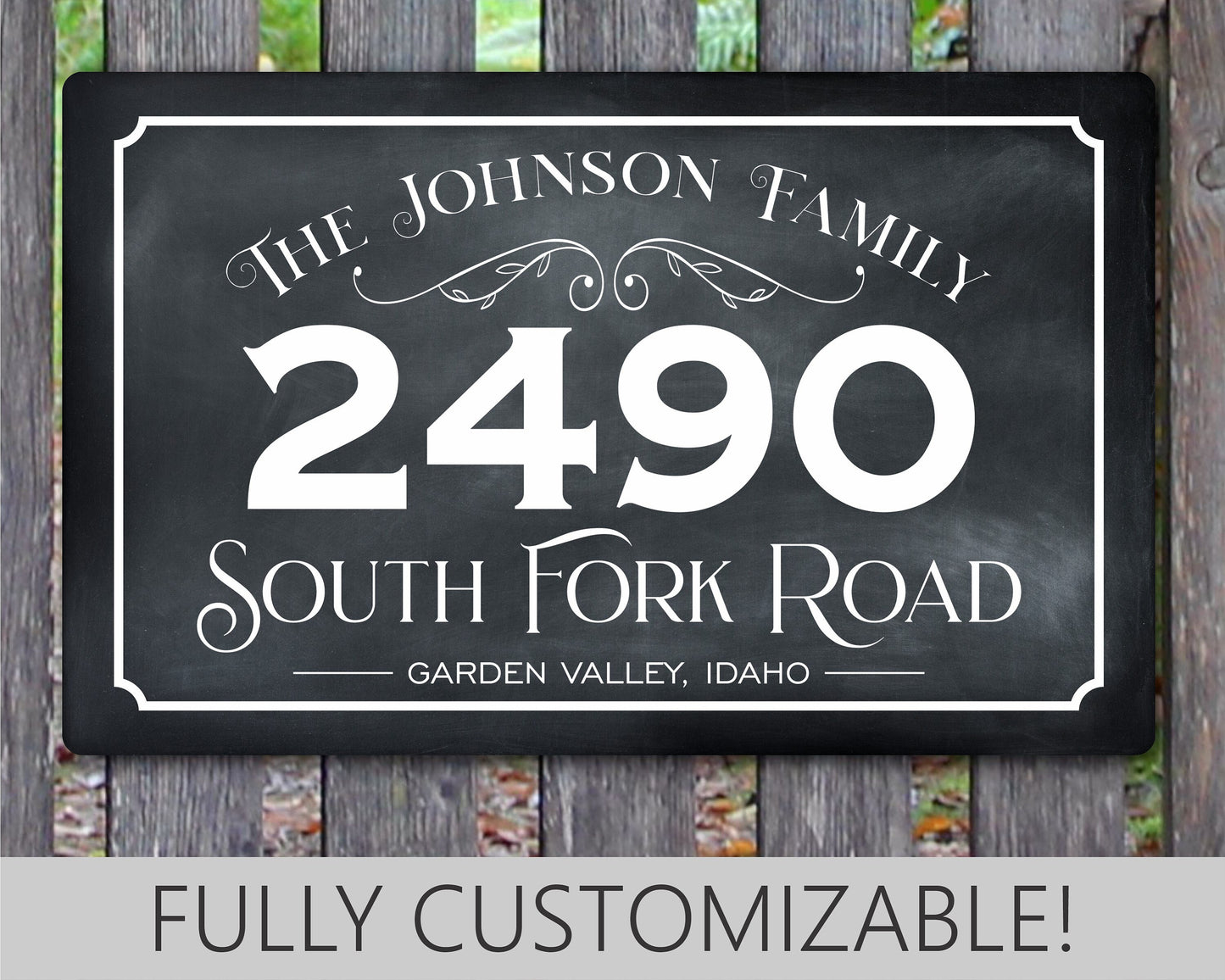 Metal Address Sign, Realtor Gift, Street Number Sign, House Warming Gift