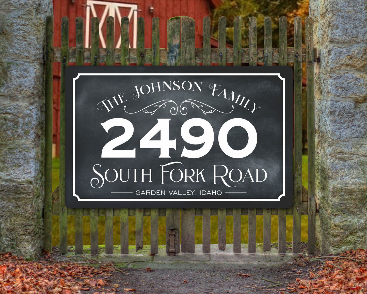 Metal Address Sign, Realtor Gift, Street Number Sign, House Warming Gift