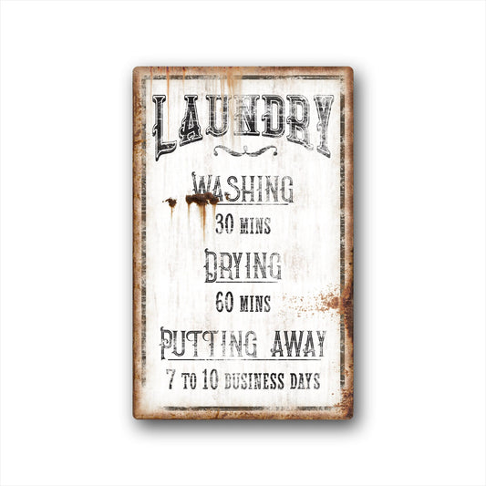 Laundry Sign, Laundry Room Decor, Laundry Room Sign, Metal Sign, Rustic Home Decor, Farmhouse Sign, Farmhouse Decor, Wall Decor