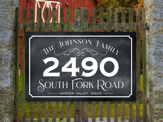 Personalized Address Sign, Address Sign, Address Sign For House, Metal Address Sign, Address Plaque, Address Plaque For House, For Yard