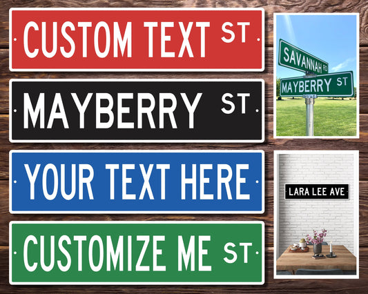 Personalized Street Sign, Street Signs, Street Sign