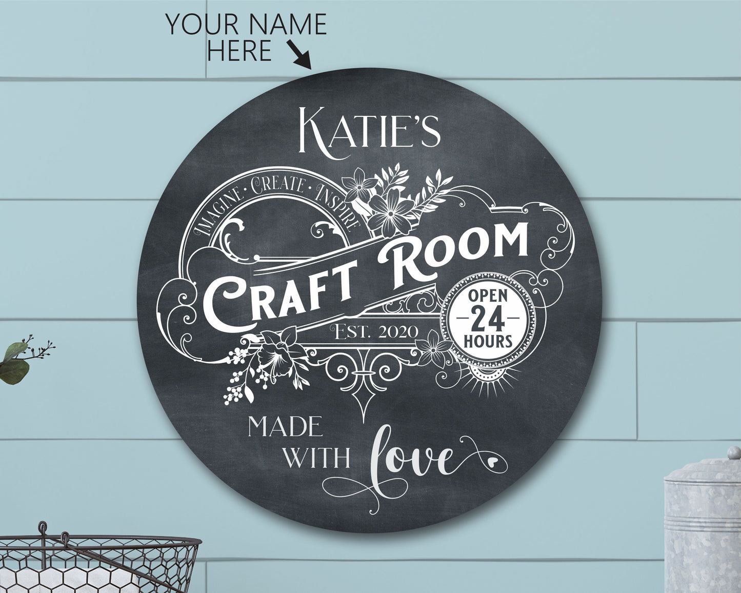 Metal Craft Room Sign, Craft Room Signs Personalized, Craft Room, Craft Room Sign, Personalized Craft Room Sign, Craft Room Decor