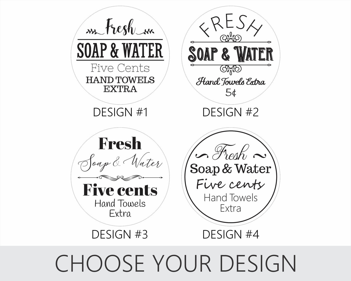 Fresh Soap and Water, Hand Towels Extra, Bathroom Wall Art, Bathroom Sign, Bathroom Wall Decor, Bathroom Decor, Bathroom