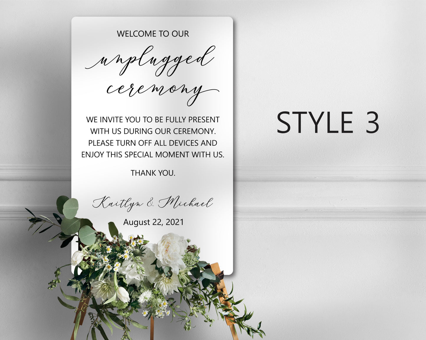 Unplugged Ceremony Sign, Unplugged Ceremony, Unplugged Wedding, Unplugged Sign, Ceremony Sign, Unplugged, No Cell Phone Sign