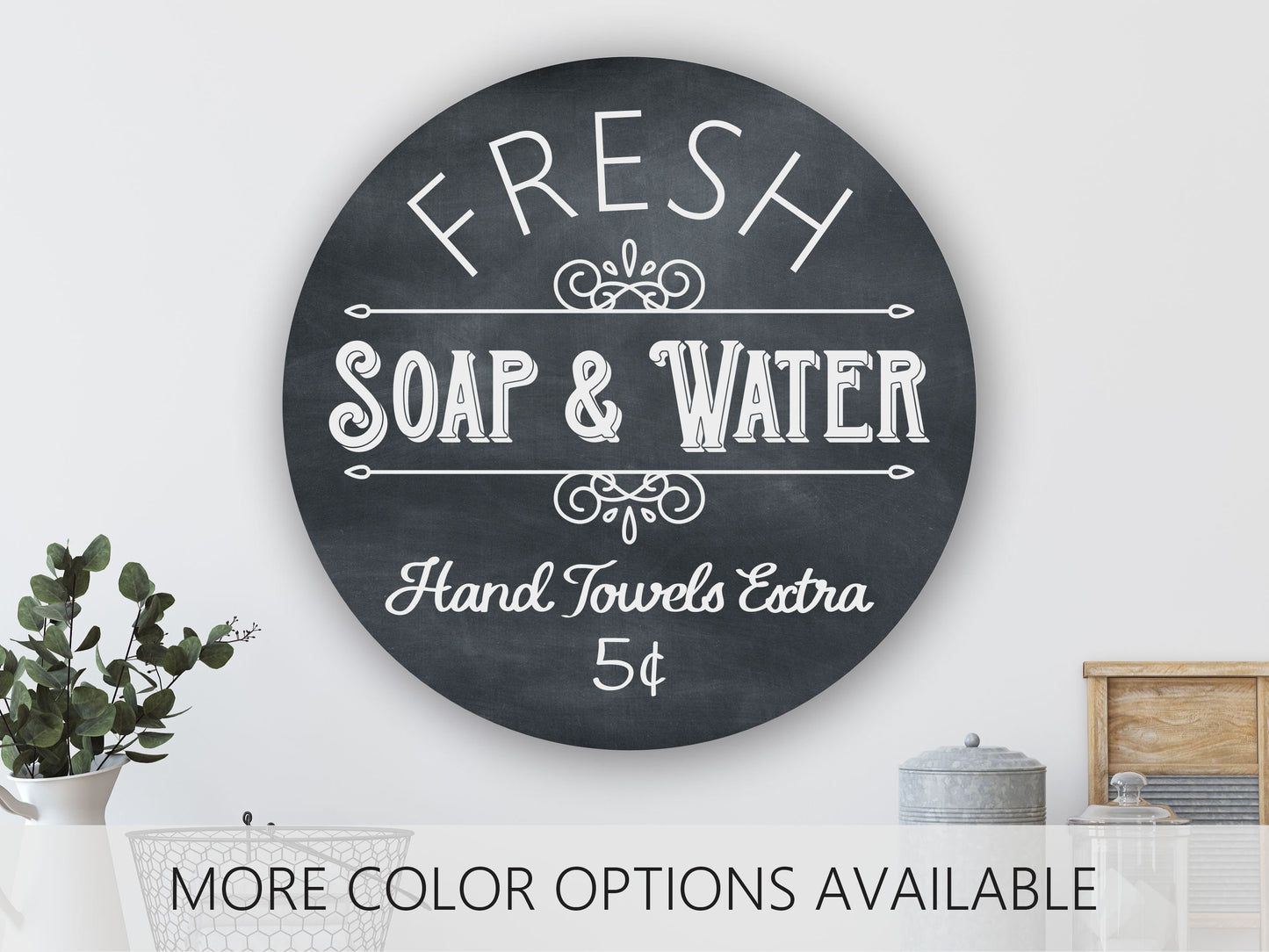 Fresh Soap & Water Sign, Bathroom Wall Decor, Farmhouse Bathroom Decor, Bathroom Sign, Bathroom Decor, Bathroom Art Decor, Home Decor